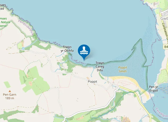 Map of Cei-bâch / Little Quay