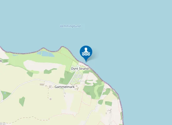 Map of GAMMELMARK CAMPING