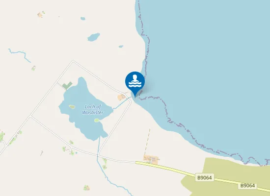 Map of Saviskaill beach (Nousty Sand)