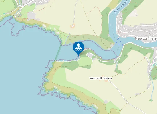 Map of Cellar Bay