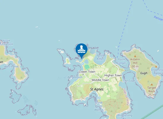 Map of Porth Coose