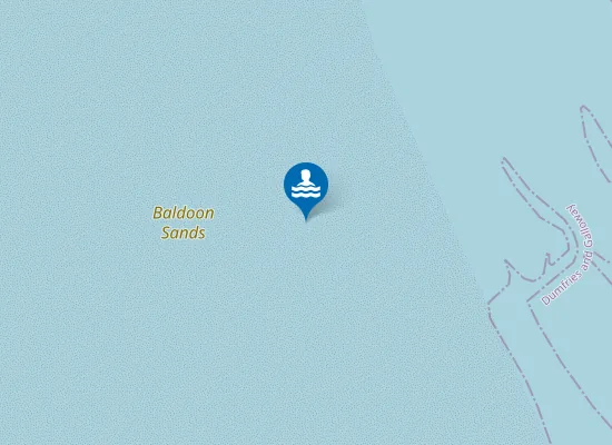 Map of Baldoon Sands