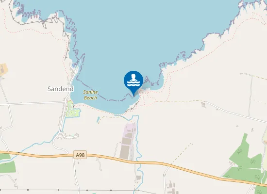 Map of Sanine Beach