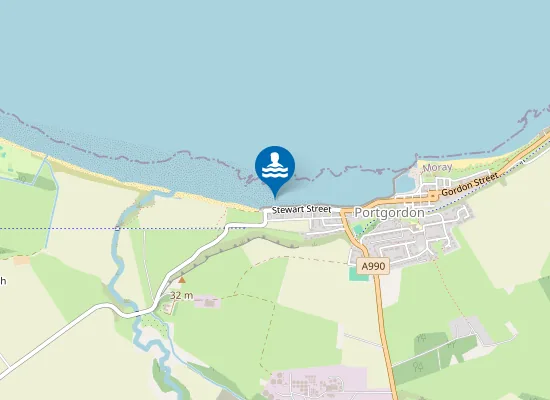 Map of Tannachy Sands