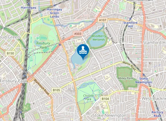 Map of West Reservoir Centre
