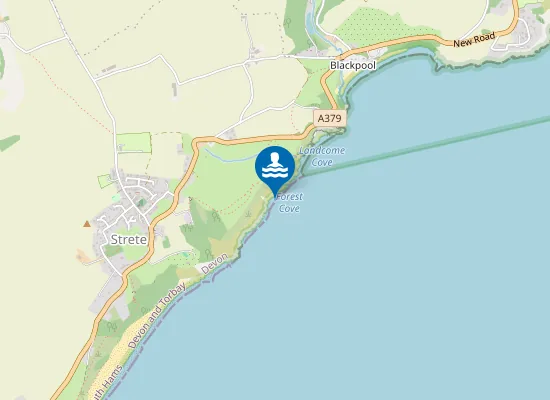 Map of Forest Cove Beach