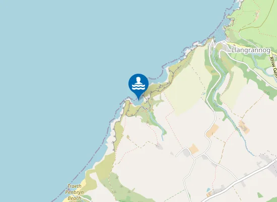 Map of Traeth Bach
