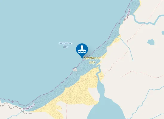 Map of Sandwood Bay