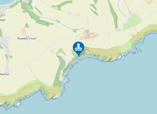 Map of Row Cove
