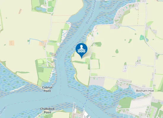 Map of Bosham Foreshore
