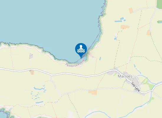 Map of Musselwick beach