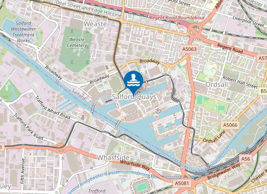 Map of USwim Salford