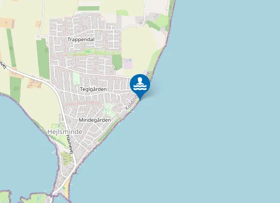 Map of MINDEGÅRDEN HEJLSMINDE