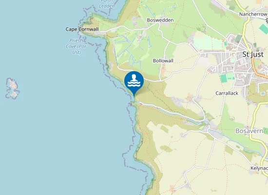 Map of Porth Nanven