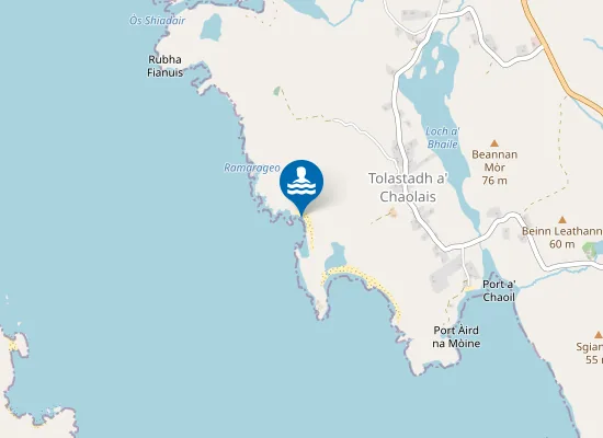 Map of Traigh Shanndaig