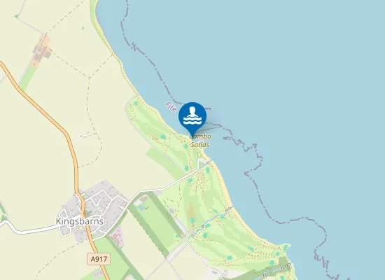 Map of Cambo Sands