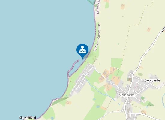 Map of Vrinners Strand