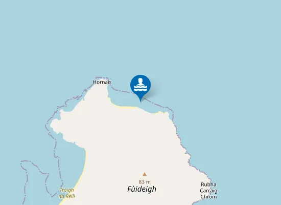 Map of Tràigh Bhàn