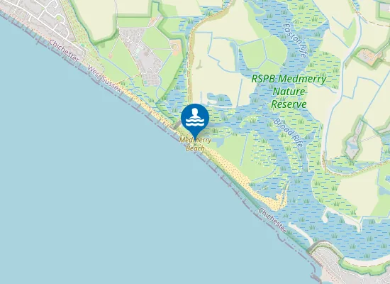 Map of Medmerry Beach