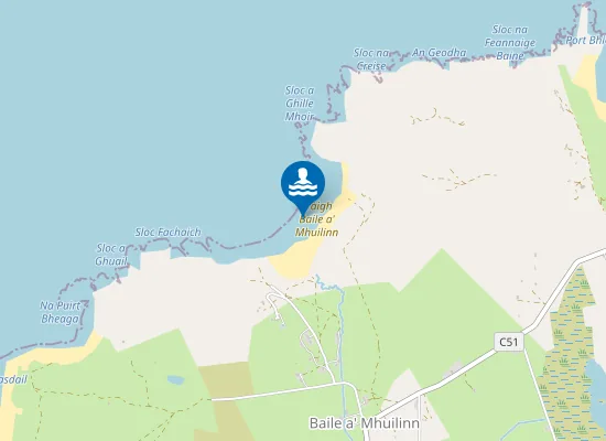 Map of Tràigh Baile a' Mhuilinn
