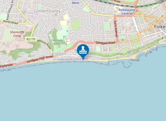 Map of Sandgate Beach