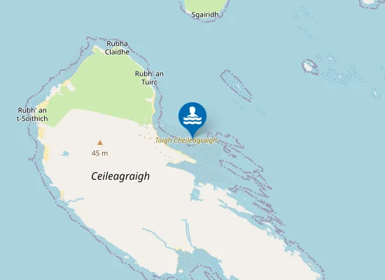 Map of Taigh Cheileagraigh
