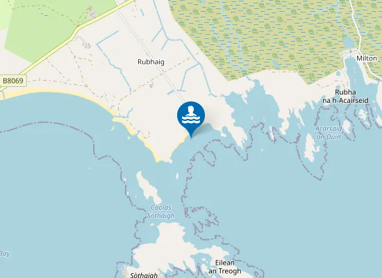 Map of Tràigh Crionaig