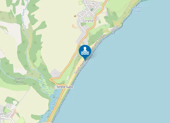 Map of Strete Sands