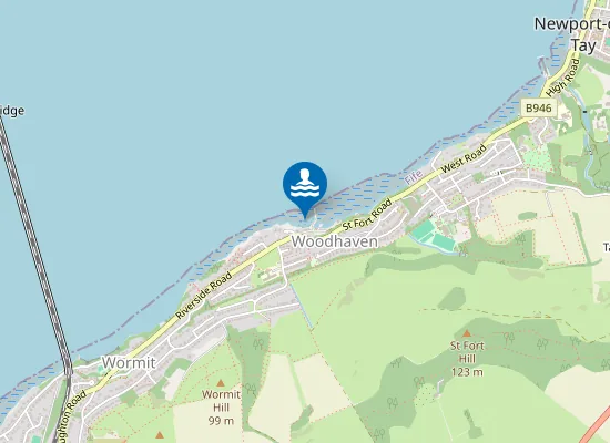 Map of Woodhaven Beach