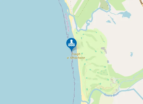 Map of Traigh a' Mhachaire