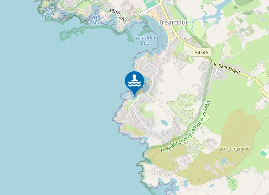 Map of Porth Castell