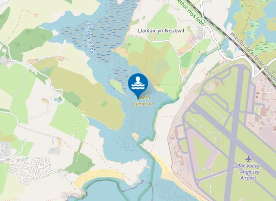 Map of Traeth Cymyran