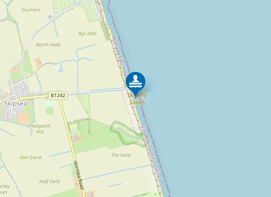 Map of Skipsea Sands