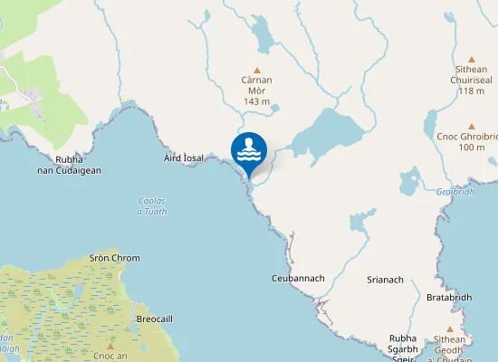 Map of Mol Bàn Àirigh an Lochain