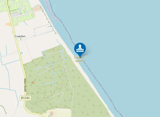 Map of Cowden Sands