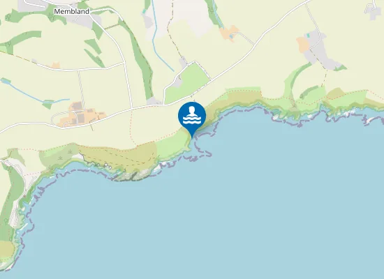 Map of Wadham Beach