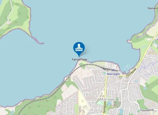 Map of FÆRGEHAGEN, MARIAGER