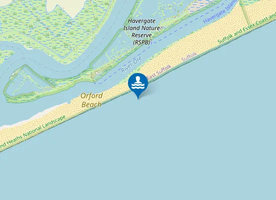 Map of Orford Beach