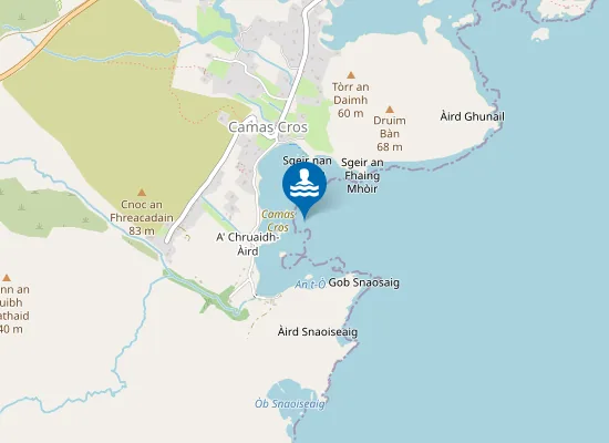 Map of Camas Cros