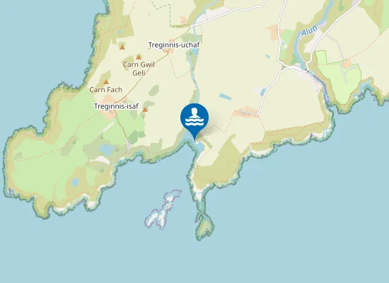 Map of Porthlysgi Bay