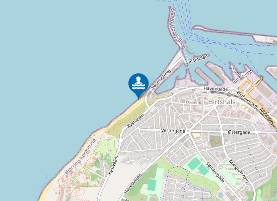 Map of HUSMODERSTRANDEN