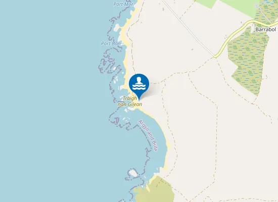 Map of Tràigh nan Gilean