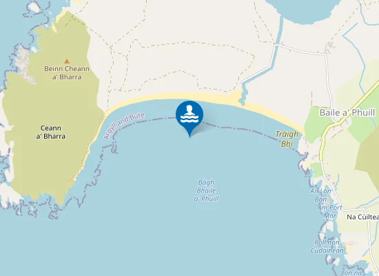 Map of Tràigh Bhì
