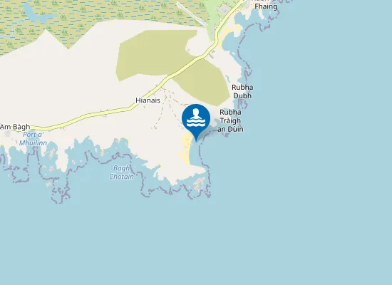 Map of Tràigh an Dùin