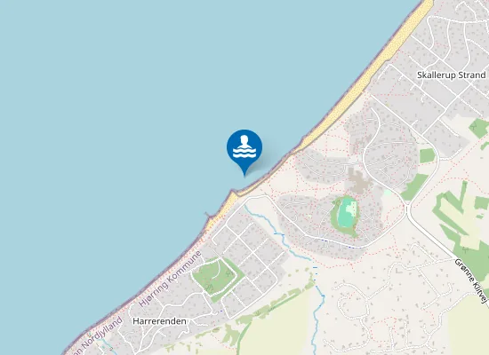 Map of FERIEBYEN 50 M NORD FOR KNOLDEBÆK