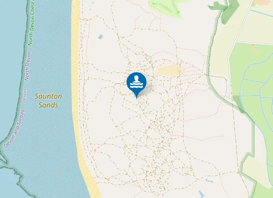 Map of Saunton Sands