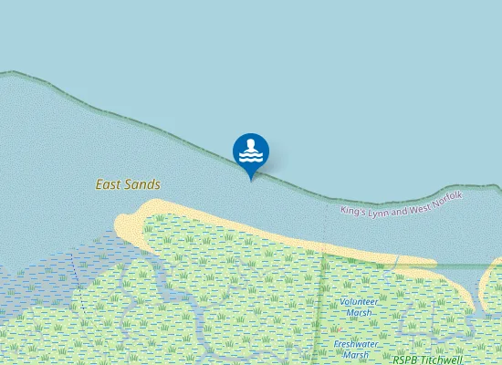 Map of East Sands