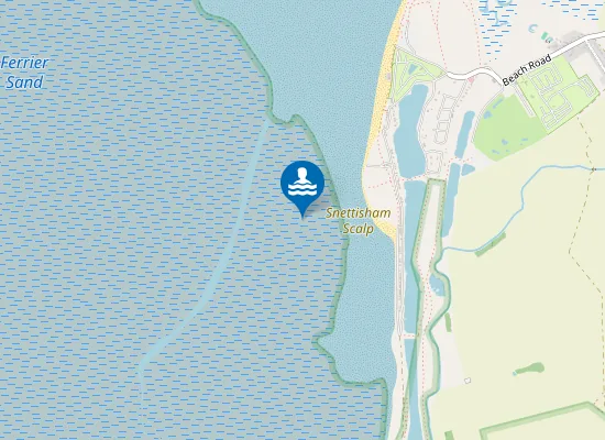 Map of Snettisham Scalp