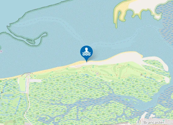 Map of Brancaster Beach