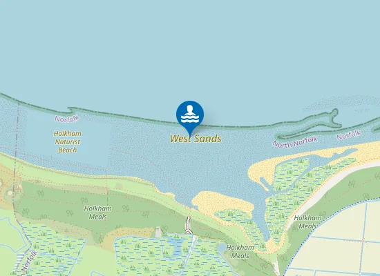 Map of West Sands